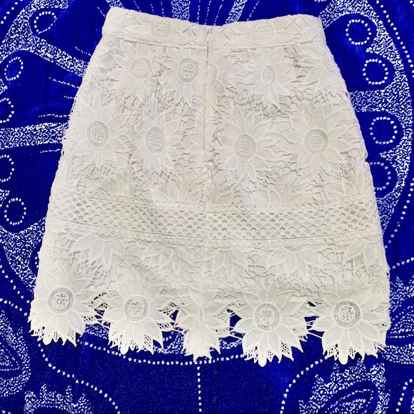 Topshop White crotchet daisy skirt - Picture 7 of 7
